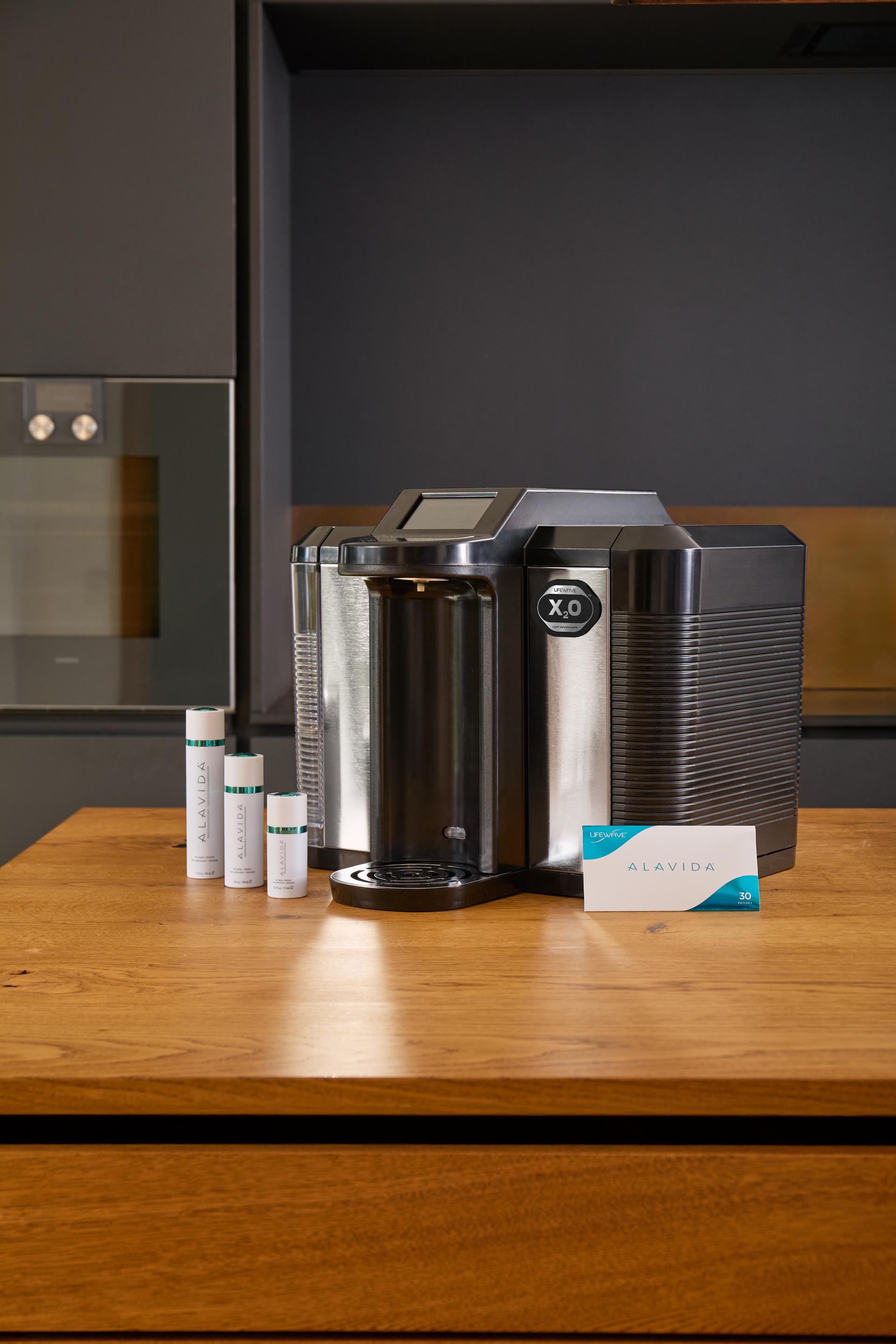 LifeWave X2O Water Machine with Alavida wellness products